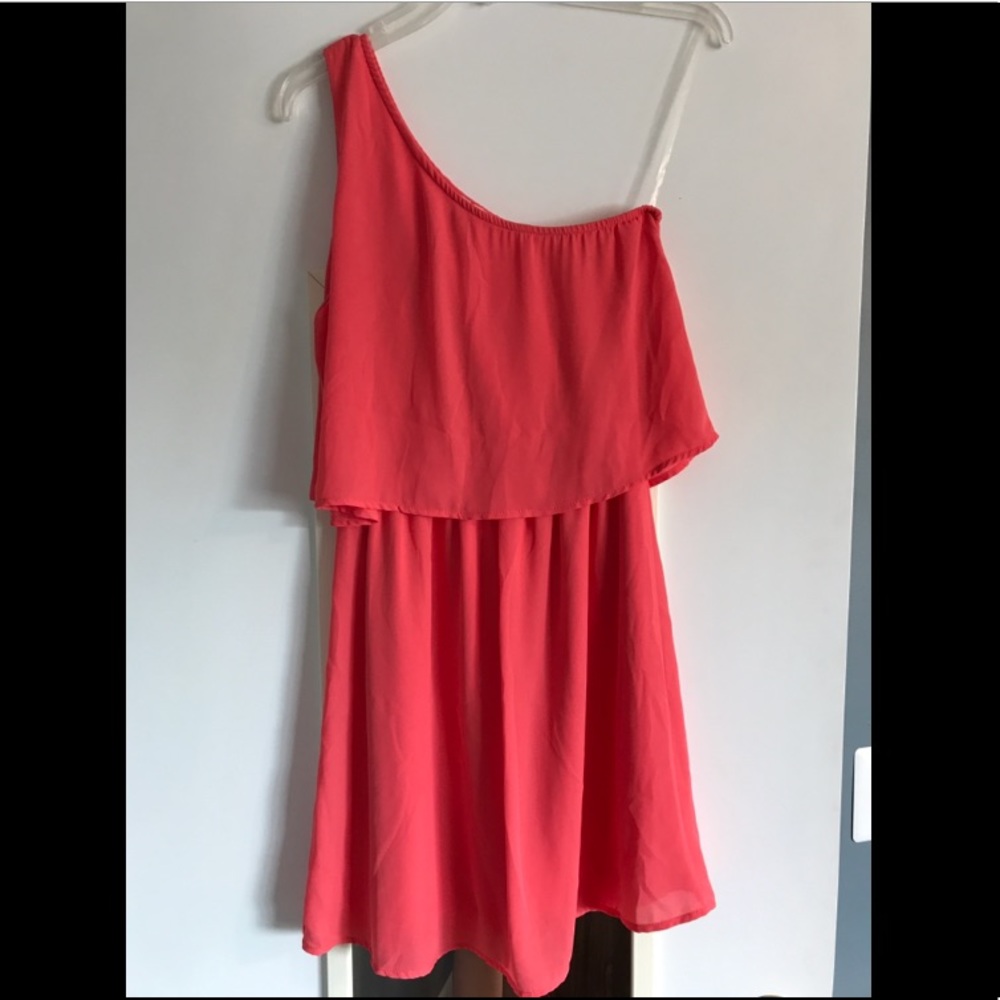 Francesca’s one shoulder dress
